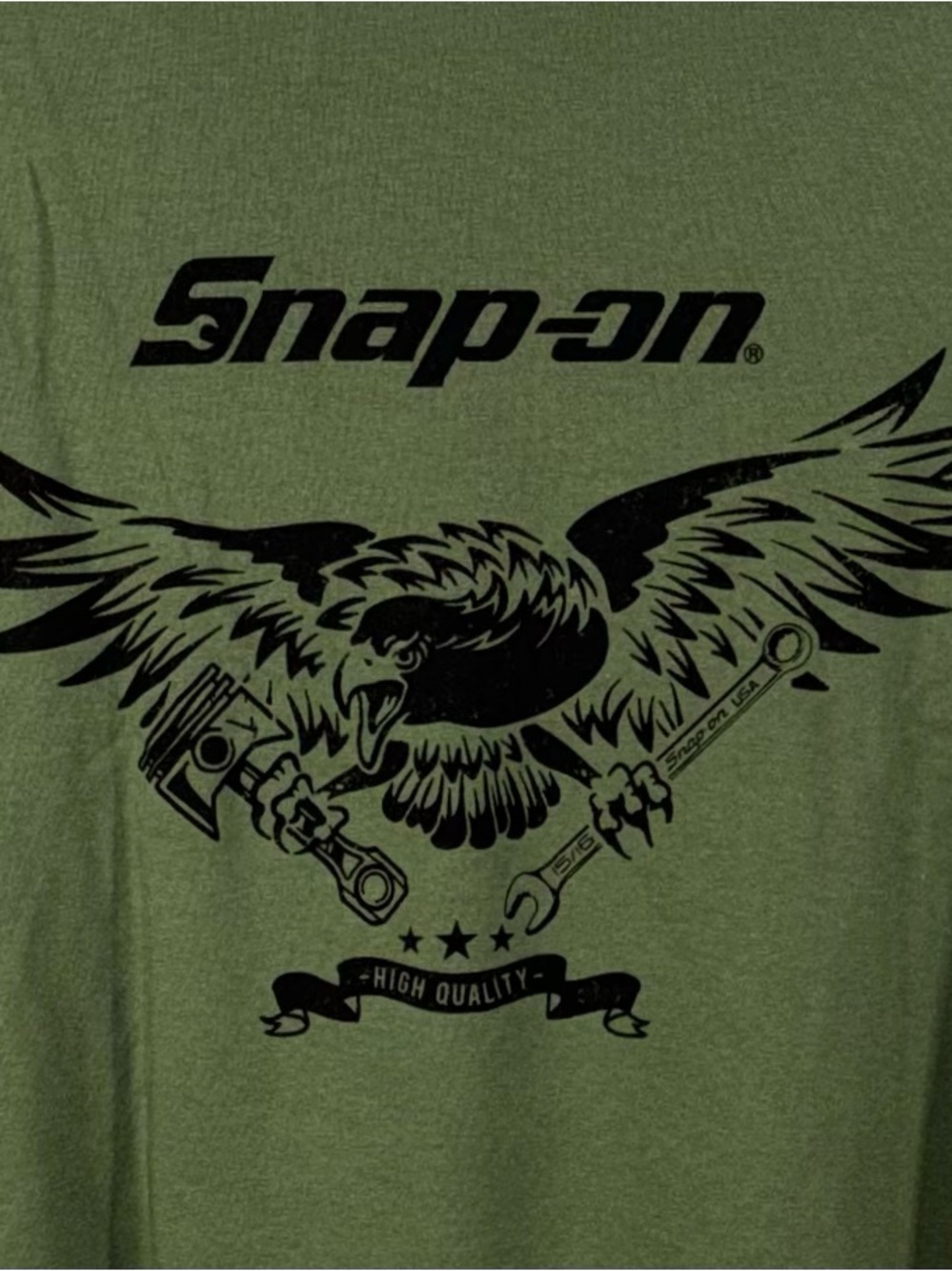 NWT Snap-On Tools Wild Eagle Graphic Tee 4XL Green
